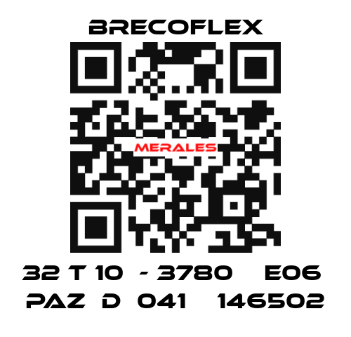 32 T 10  - 3780    E06  PAZ  D  041    146502 Brecoflex
