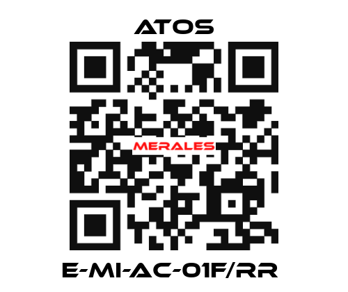 E-MI-AC-01F/RR  Atos