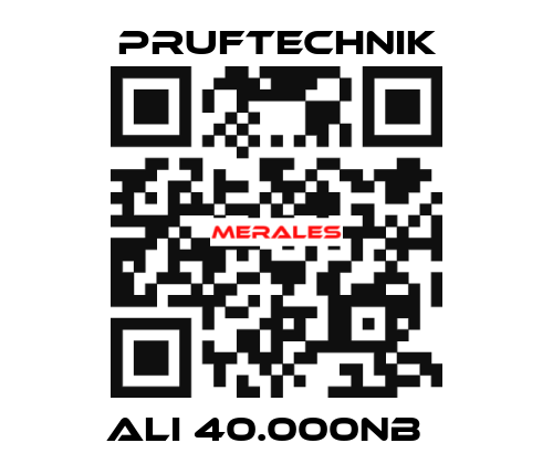 ALI 40.000NB   Pruftechnik