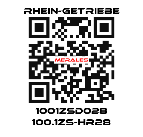 1001ZSD028 100.1ZS-HR28 Rhein-Getriebe