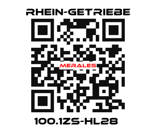 100.1ZS-HL28  Rhein-Getriebe
