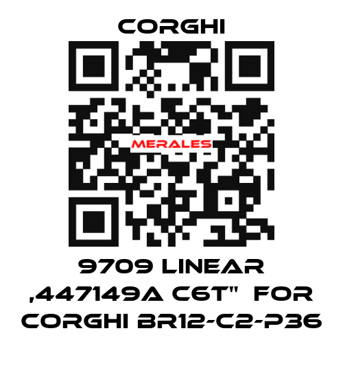 9709 LINEAR ,447149A C6T"  FOR CORGHI BR12-C2-P36 Corghi