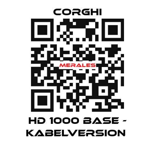 HD 1000 BASE - Kabelversion  Corghi