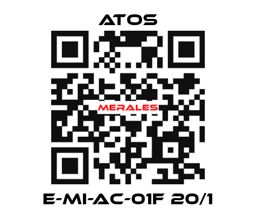 E-MI-AC-01F 20/1 Atos