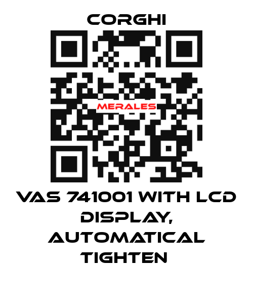 VAS 741001 with LCD display, automatical tighten  Corghi
