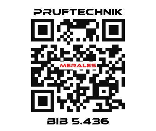 BIB 5.436 Pruftechnik