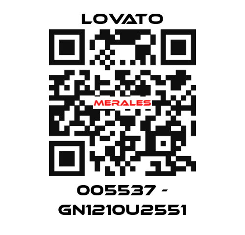 005537 - GN1210U2551 Lovato