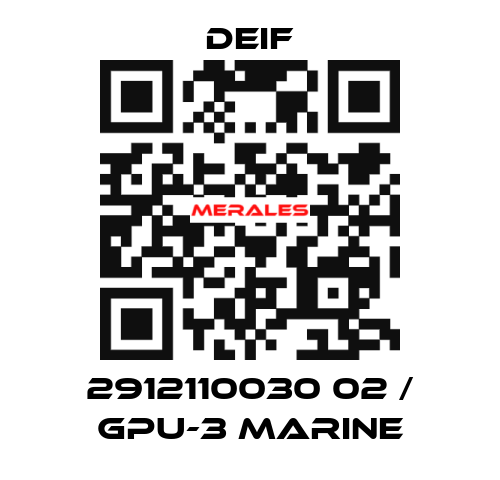 2912110030 02 / GPU-3 Marine Deif
