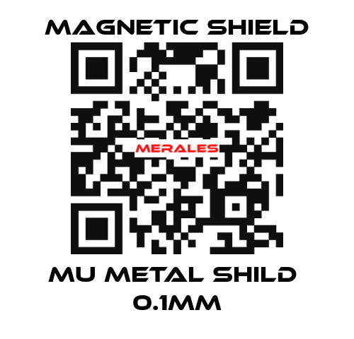 MU METAL SHILD  0.1mm Magnetic Shield