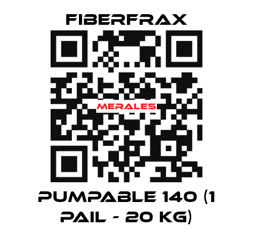 PUMPABLE 140 (1 pail - 20 kg) Fiberfrax