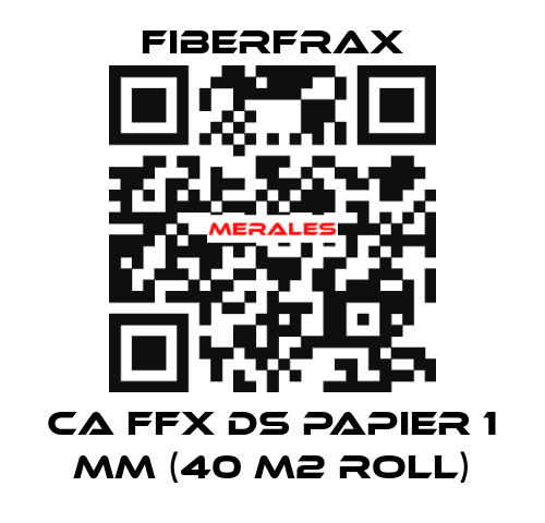CA FFX DS PAPIER 1 MM (40 m2 roll) Fiberfrax