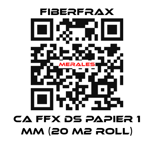 CA FFX DS PAPIER 1 MM (20 m2 roll) Fiberfrax