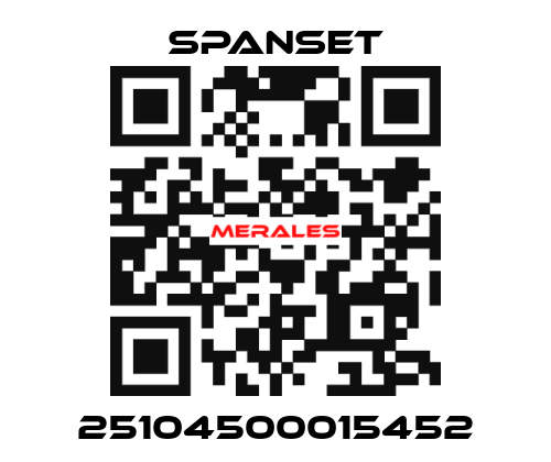 25104500015452 SpanSet