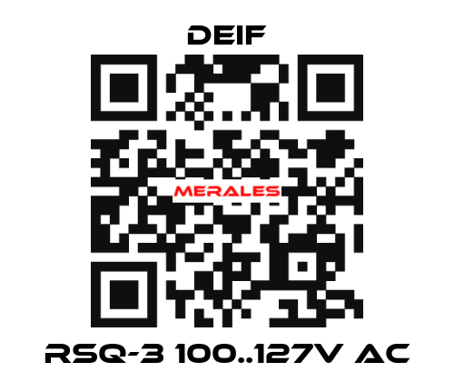 RSQ-3 100..127V AC Deif