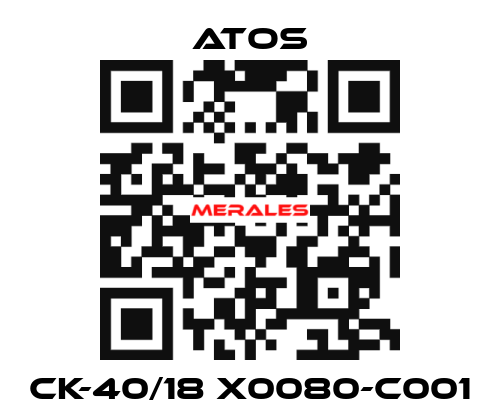 CK-40/18 X0080-C001 Atos