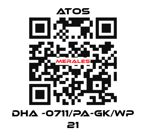 DHA -0711/PA-GK/WP 21 Atos