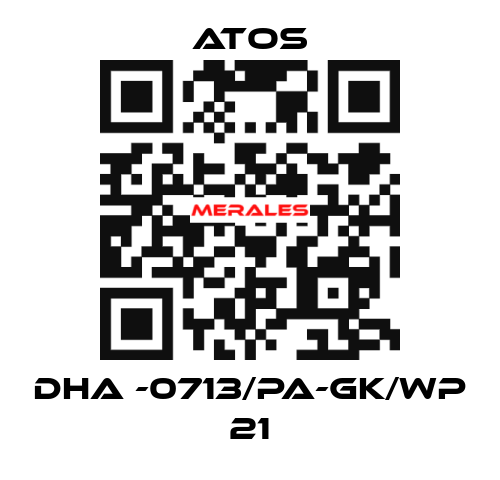 DHA -0713/PA-GK/WP 21 Atos