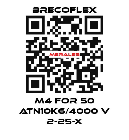 M4 for 50 ATN10K6/4000 V 2-25-X Brecoflex