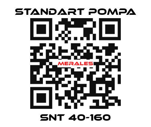 SNT 40-160 STANDART POMPA