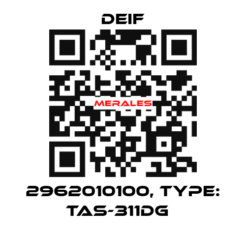 2962010100, Type: TAS-311DG　 Deif
