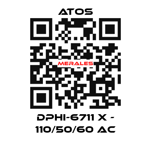 DPHI-6711 X - 110/50/60 AC Atos