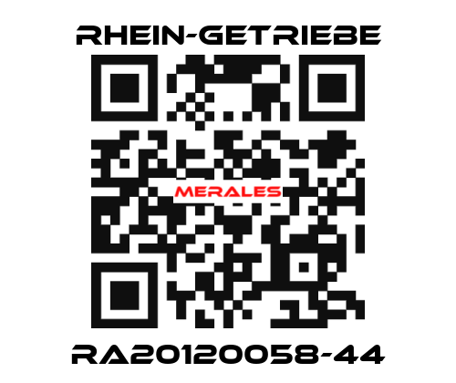 RA20120058-44 Rhein-Getriebe