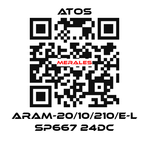 ARAM-20/10/210/E-L SP667 24DC Atos