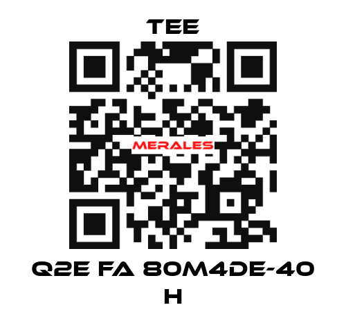 Q2E FA 80M4DE-40 H TEE