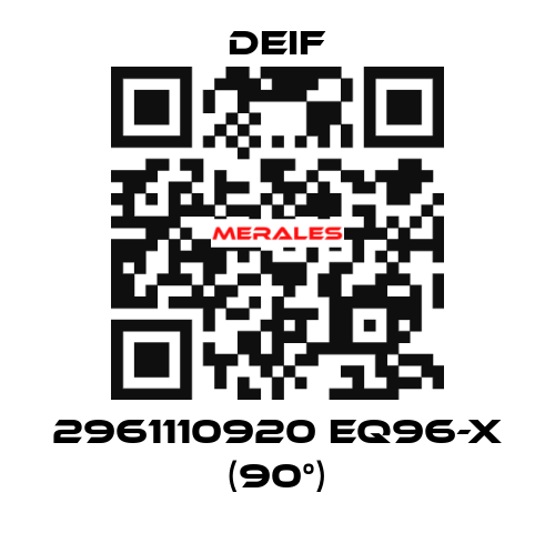 2961110920 EQ96-x (90°) Deif