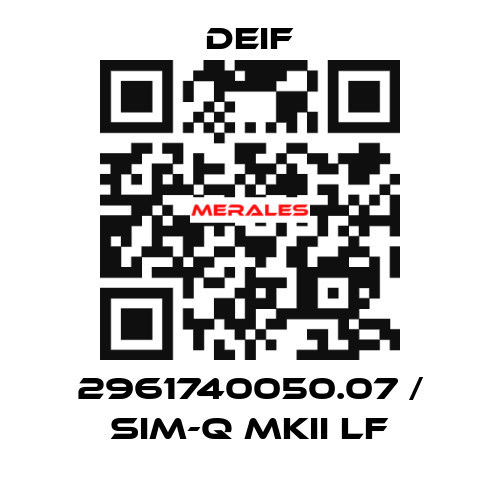 2961740050.07 / SIM-Q MKII LF Deif