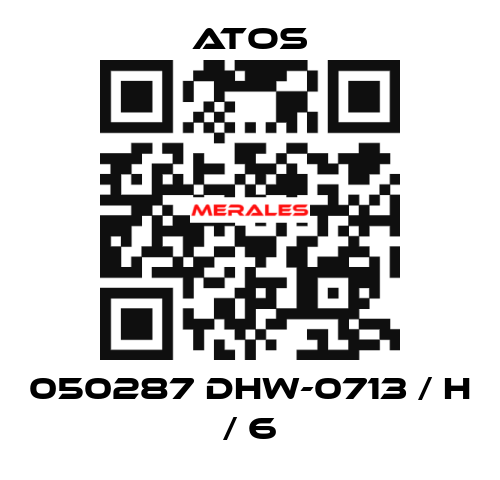 050287 DHW-0713 / H / 6 Atos