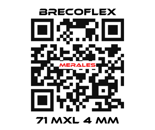 71 MXL 4 mm Brecoflex