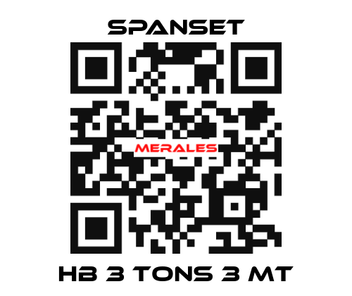 HB 3 TONS 3 MT SpanSet