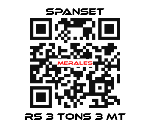 RS 3 TONS 3 MT SpanSet