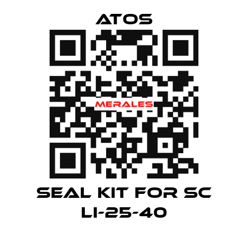 SEAL KIT FOR SC LI-25-40 Atos