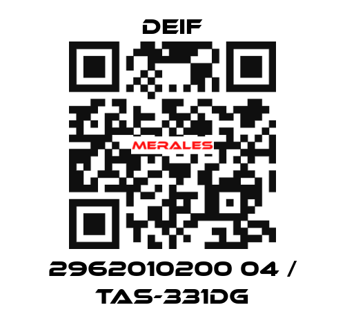 2962010200 04 / TAS-331DG Deif