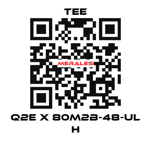 Q2E X 80M2B-48-UL H TEE