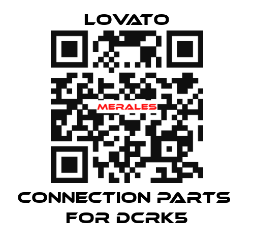connection parts  for DCRK5 Lovato