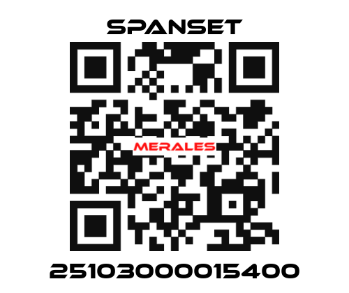 25103000015400 SpanSet