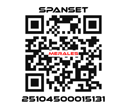 25104500015131 SpanSet