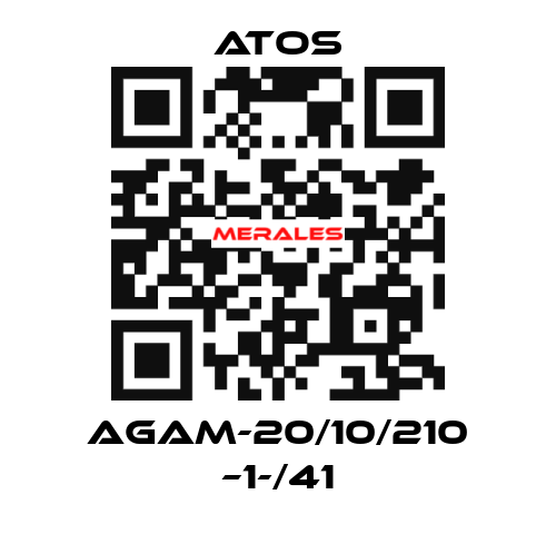 AGAM-20/10/210 –1-/41 Atos