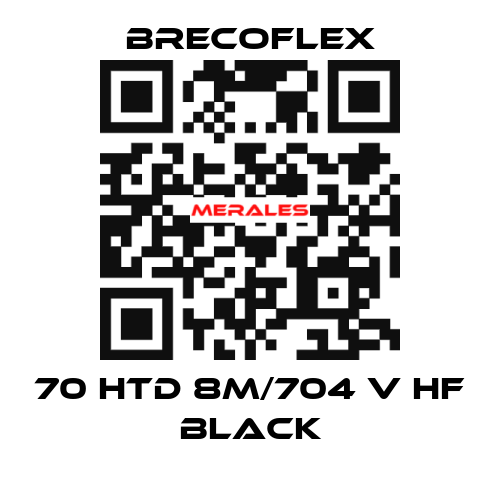 70 HTD 8M/704 V HF Black Brecoflex