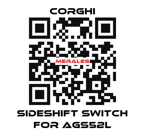 sideshift switch for AGS52L Corghi