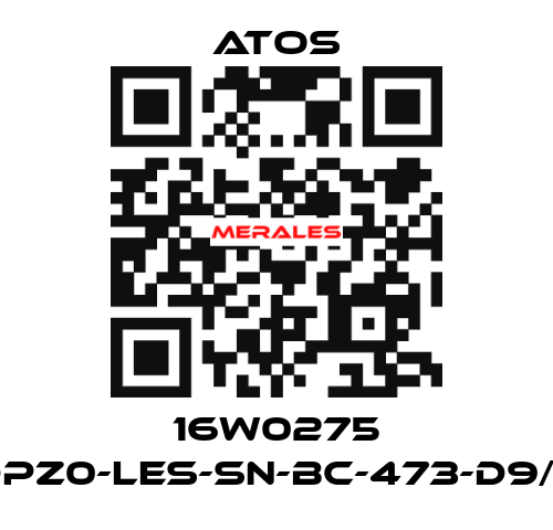 16W0275 DPZ0-LES-SN-BC-473-D9/E Atos
