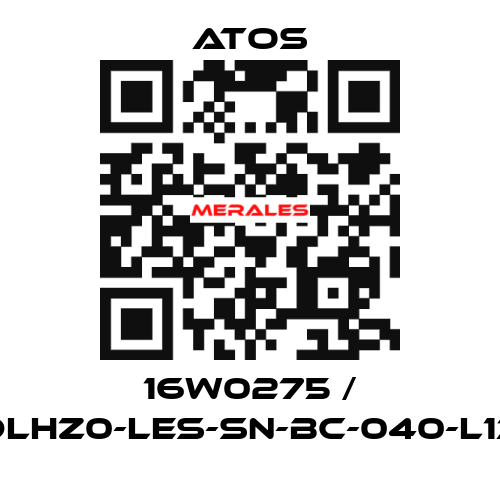 16W0275 / DLHZ0-LES-SN-BC-040-L13 Atos