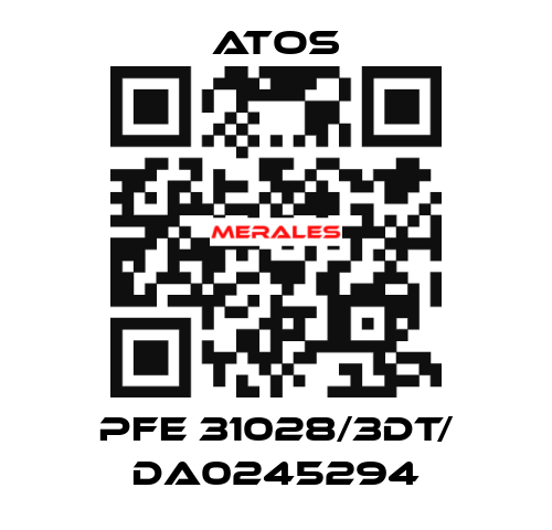 PFE 31028/3DT/ DA0245294 Atos