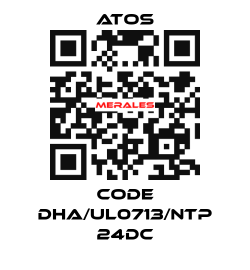 Code DHA/UL0713/NTP 24DC Atos