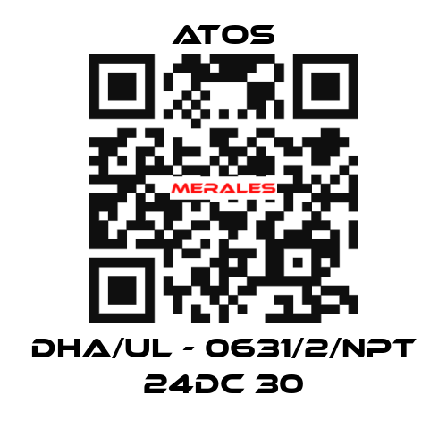 DHA/UL - 0631/2/NPT 24DC 30 Atos