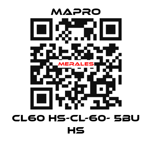 CL60 HS-CL-60- 5BU HS Mapro