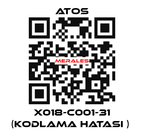 X018-C001-31 (KODLAMA HATASI )  Atos